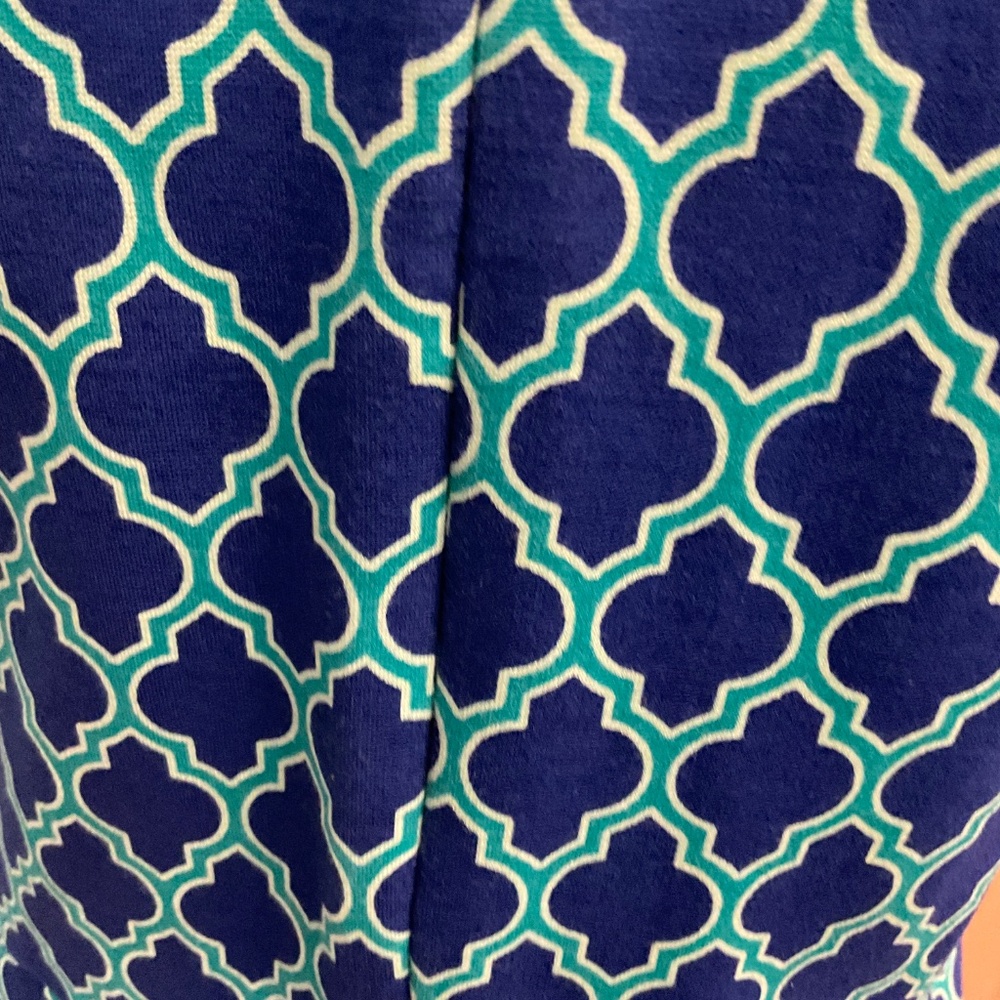Lands' End Blue Sheath Dress Size 10 classic preppy - Picture 14 of 14